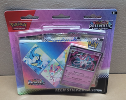 Pokemon TCG: Prismatic Evolutions Tech Sticker Collection 3 Packs - Sylveon 2025 - Image 1