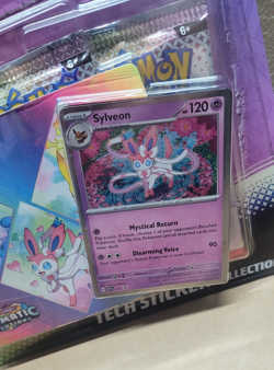 Pokemon TCG: Prismatic Evolutions Tech Sticker Collection 3 Packs - Sylveon 2025 - Image 5