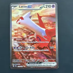 Pokemon TCG Latias EX 239/191 Surging Sparks SIR Special Illustration Rare NM - Image 1