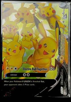 Pokemon Pikachu V-Union Mint Promo Card SWSH142 25th Anniv. Celebrations 2021 - Image 1