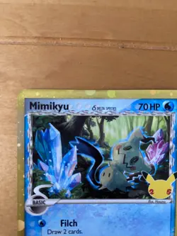 Pokemon Mimikyu SWSH136 Celebrations Promo Card Near Mint Condition - Image 3