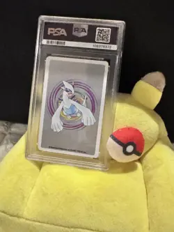 2000 POKEMON SILVER VERSION PLAYING CARDS 3 OF DIAMONDS #228 HOUNDOUR PSA 10 - Image 4