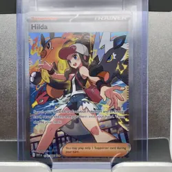 Hilda SIR 171/086 White Flare Pokemon Card TCG Scarlet & Violet English NM/Mint - Image 1