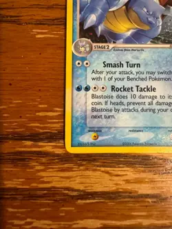 Pokemon Blastoise Pop Series 3 Rare Holo 120 Hp Card 1/17 Promo Nintendo - Image 5