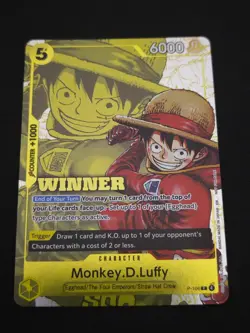 One Piece Card Game - Monkey D. Luffy - P-106 - Winner Pack 2026 Vol. 2 - NM/LP - Image 1