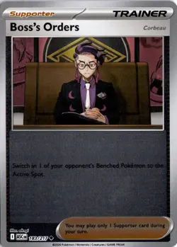 Boss's Orders [Corbeau] - 183/217 Reverse Ascended Heroes Pokemon Card TCG - Image 1
