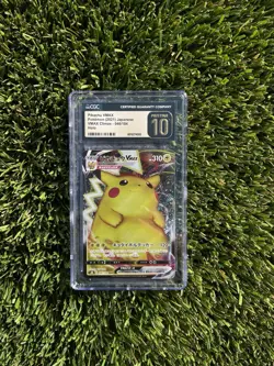 CGC 10 🐱 PRISTINE Japanese Pokemon 2021 Pikachu VMAX 046/184 VMAX Climax S8b - Image 1