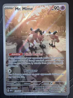 The Pokemon Company Mr. Mime 179/165 Illustration Rare Holo SV 151 EN 2023 - Image 1