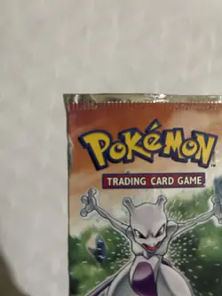 Pokemon EX Holon Phantoms Empty Booster Pack Wrapper Mewtwo Art - Image 2