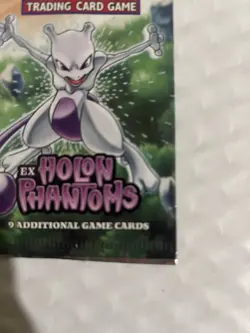 Pokemon EX Holon Phantoms Empty Booster Pack Wrapper Mewtwo Art - Image 4