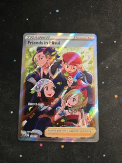 Friends in Hisui 148/159 Ultra Rare Crown Zenith Pokemon NM - Image 1