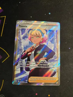 Peonia 196/198 Ultra Rare Chilling Reign Pokemon Holo NM - Image 1