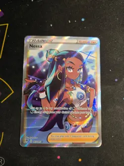 Nessa 183/185 Ultra Rare Vivid Voltage Pokemon Holo NM - Image 1
