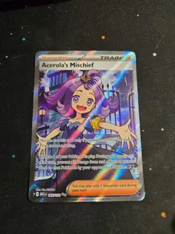 Acerola's Mischief 165/132 Ultra Rare Mega Evolution Pokemon Holo NM - Image 1