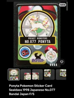 Ponyta and Rapidash Pokemon Sticker Total of 5 items From Japan - Image 5