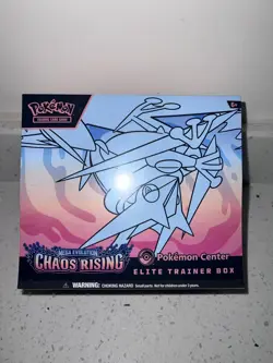 Pokemon Center Chaos Rising Elite Trainer Box ETB Sealed Exclusive - Image 1