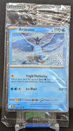 Pokemon Articuno #032/159 EN Journey Together Sealed Holiday Calender Stamped - Image 1
