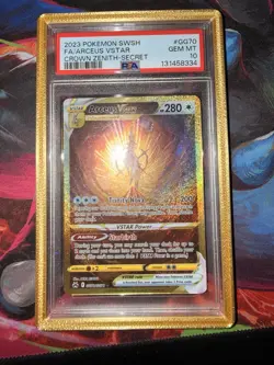 2023 POKEMON SWORD & SHIELD CROWN ZENITH SECRET FULL ART/ARCEUS VSTAR PSA 10 - Image 1