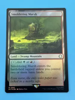 Smoldering Marsh 0292 Foil Universes Beyond: Fallout MTG NM - Image 2