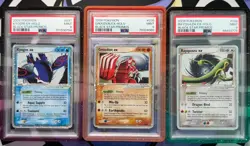 Kyogre EX 037 Groundon EX 038 Rayquaza EX 039 PSA 9 Black Star Promos Pokemon - Image 1