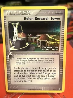 Holon Research Tower 94/113 Uncommon Delta Species Pokemon Reverse Holo LP - Image 1