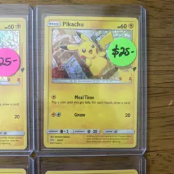 Pokemon PIKACHU 25/25 HOLO 25th Anniv. LOT Mcdonalds Promo 2021 Pack Fresh Mint - Image 3