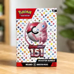 Pokemon Scarlet & Violet 151 Booster Bundle – Mew Artwork | 6 Booster Packs /Set 820650853210 - Image 1