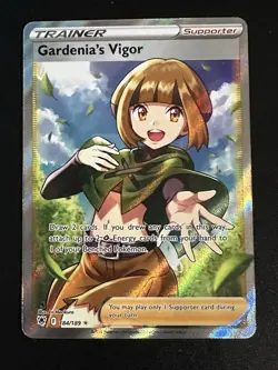 Gardenia’s Vigor 184/189 Pokemon Astral Radiance Ultra Rare Full Art Holo NM - Image 1