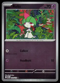 Ralts 058/132 Common Mega Evolution Pokemon Reverse Holo Near Mint - Image 1