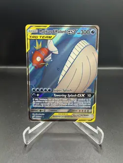 Pokemon TCG Magikarp & Wailord GX 160/181 SM-Team Up Ultra Rare Holo Eng - Image 1