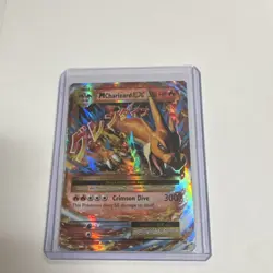 Pokemon M Charizard EX MEGA Ultra Rare Full Art Holo Evolutions 13/108 220 HP - Image 1