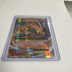 Pokemon M Charizard EX MEGA Ultra Rare Full Art Holo Evolutions 13/108 220 HP - Image 2