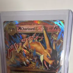 Pokemon M Charizard EX MEGA Ultra Rare Full Art Holo Evolutions 13/108 220 HP - Image 3