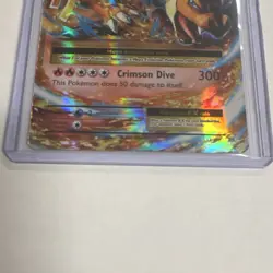 Pokemon M Charizard EX MEGA Ultra Rare Full Art Holo Evolutions 13/108 220 HP - Image 4