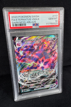 Pokemon Eternatus VMAX 2020 Sword and Shield Darkness Ablaze #117 PSA 10 GEM TCG - Image 1