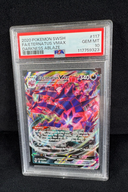 Pokemon Eternatus VMAX 2020 Sword and Shield Darkness Ablaze #117 PSA 10 GEM TCG - Image 2