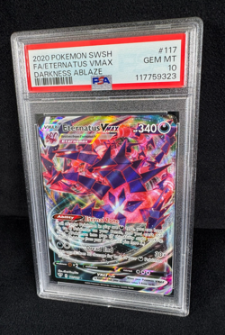 Pokemon Eternatus VMAX 2020 Sword and Shield Darkness Ablaze #117 PSA 10 GEM TCG - Image 3