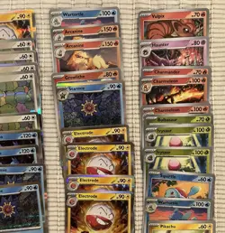 Pokemon Scarlet & Violet 151 - Holo/Reverse Holo ONLY Bulk Lot Of 100 - Image 5