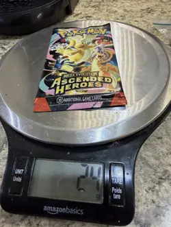 Pokemon Ascended Heroes EXTREMELY Heavy Booster Pack 24g god pack G1N - Image 1