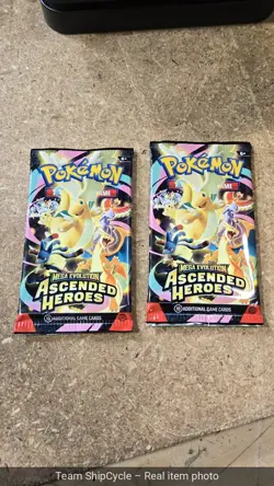 Pokemon Ascended Heroes EXTREMELY Heavy Booster Pack 24g god pack G1N - Image 3