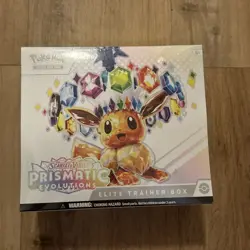 Pokemon TCG Scarlet Violet Prismatic Evolutions Elite Trainer Box ETB New Sealed - Image 1