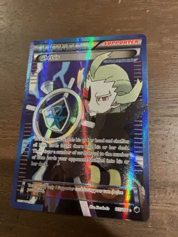 Pokemon Black White Ghetsis (Team Plasma) (Full Art) 115/116 Plasma Freeze Holo - Image 2