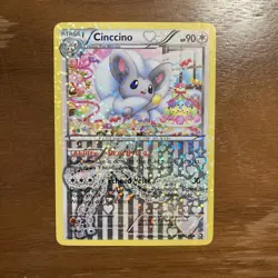 POKEMON TCG Cinccino RC19/RC25 Legendary Treasures: Radiant Collection Holo LP+ - Image 1