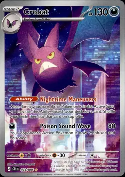 Crobat 093/086 Holo Illustration Rare Pokemon Chaos Rising - Image 1