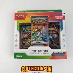 Pokemon TCG First Partner Illustration Collection Box Series 1 Sealed New - Image 1
