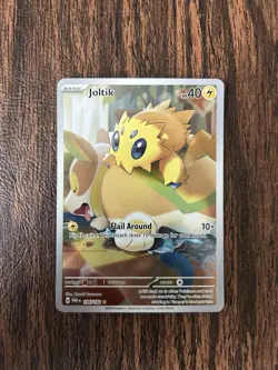 2023 Pokemon SV Paradox Rift Joltik #196/182 - Image 1