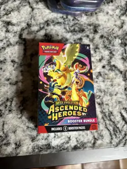 🔥Pokemon TCG Ascended Heroes Booster Bundle (6 packs!) - Brand New - SEALED🔥 - Image 1