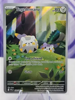 Pokemon: Togedemaru Illustration Rare IR Full Art Holo 104/094 NM - Image 1