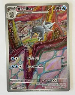 Pokemon TCG Arctibax 209/193 SV02 Paldea Evolved IR Holo 90 HP ENG Stage 1 - Image 1