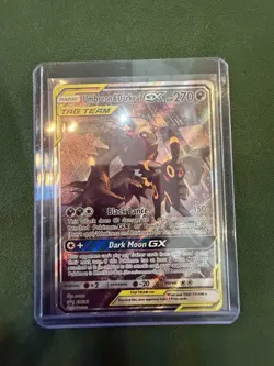 Pokemon Umbreon & Darkrai GX SM241 Promo Full Art Tag Team NM Eeveelution - Image 3